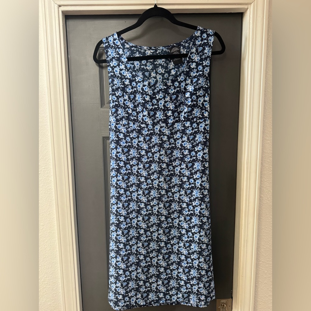 Floral Blue and White dress